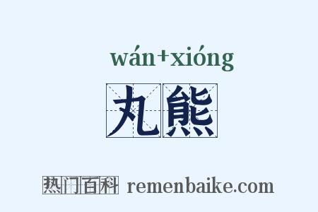 丸熊是什么意思的图片